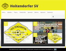 Tablet Screenshot of holtendorfer-sv.de